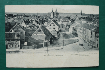 AK Ansbach / 1900 / Panorama / Strassenansicht / Werkstatt